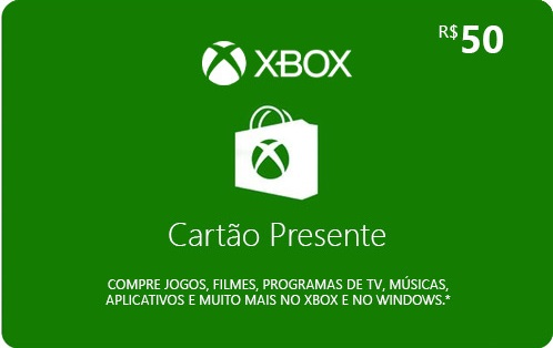 Por Xbox Cash 2022 R$50