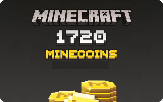 Cartão Minecraft 1720 Coins R$52,90