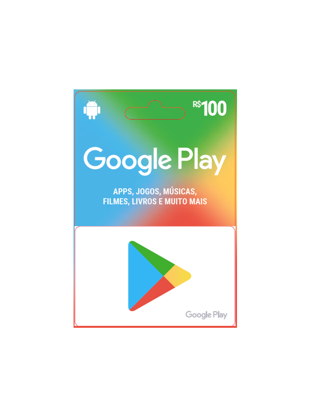 Google Play GCard - R$ 100