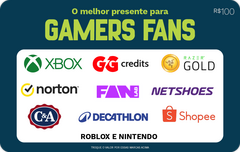 Gamers R$100 - Digital