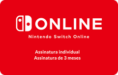 Nintendo Switch Online 3M 44.9BRL eGift