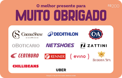 Muito Obrigado R$200 - Digital